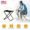 Foldable Camping Stool holds 275.6LBS, with Carry Bag