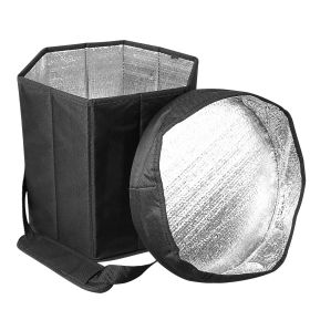 Collapsible Grocery Cooler Bag 3 Gallon Insulated Food Container Seat Combo
