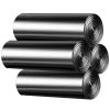 4 Rolls Black Garbage Bags, 6.18 Gallons