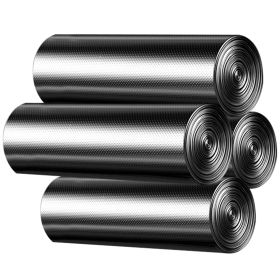 4 Rolls Black Garbage Bags, 6.18 Gallons