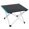 Folding Camping Table Aluminum Alloy Portable Desk Collapsible Outdoor Lightweight Picnic Table w/ Carry bag