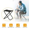 Foldable Camping Stool holds 275.6LBS, with Carry Bag