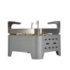 12000W Portable Camping Stove With Cassette Adapter, Windproof, Carrying Case Igniter