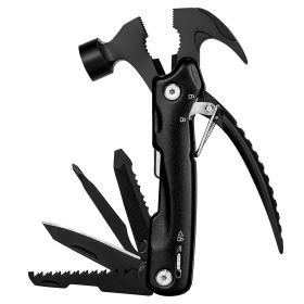 12 in 1 Hammer Multitool Portable Stainless Steel Mini Hammer Survival Tool Camping Gear