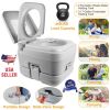 10L/2.64Gal Portable Toilet Camping Porta Potty Leak-proof Flush Travel Commode