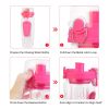 32oz Fruit Infuser Water Bottle with flip-top lid and anti-slip grips