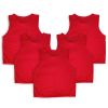5Pcs Mesh Scrimmage Vests Soccer Basketball Team Training Pinnies Jerseys Shirt Adult Size
