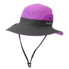 Summer Sun Bucket Hats Foldable UV Protection Cotton Wide Brim Floppy Cap Packable Ponytail Mesh