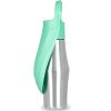 25OZ Portable Dog Water Bottle Foldable Stainless Steel Water Dispenser Leak-Proof Design