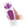32oz Fruit Infuser Water Bottle with flip-top lid and anti-slip grips