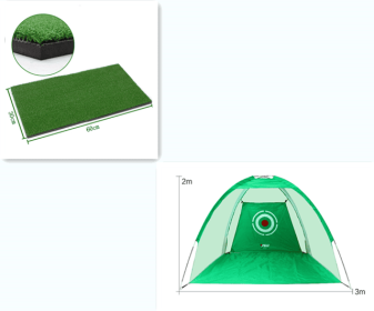 Outdoor Golf Practice Tent (Option: 3m Green set)