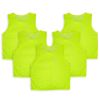 5Pcs Mesh Scrimmage Vests Soccer Basketball Team Training Pinnies Jerseys Shirt Adult Size