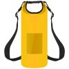 5L Floating Waterproof Dry Bag with clear window, lightweight and ideal for kayaking, rafting, boating, and swimming