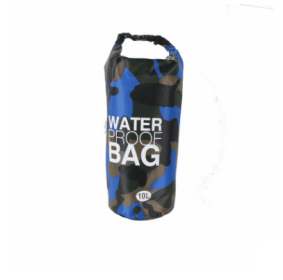 Camouflage waterproof  bucket bag (Option: Dark blue-15L)