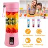 USB Rechargeable Portable Juicer Blender with 6 Blades and Powerful Motor