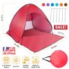 Pop Up Beach Tent Sun Shade Shelter Anti-UV Automatic Waterproof Tent Canopy for 2/3 people