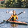 5L Floating Waterproof Dry Bag with clear window, lightweight and ideal for kayaking, rafting, boating, and swimming