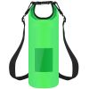 10L Floating Waterproof Dry Bag, clear window, roll-top design, lightweight storage