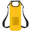 Floating Waterproof Dry Bag – 20L Roll-Top Lightweight Storage Sack with Transparent Window