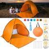 Pop Up Beach Tent Sun Shade Shelter Anti-UV Automatic Waterproof Tent Canopy for 2/3 people