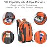36L Outdoor Backpack Waterproof Travel Knapsack