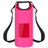 5L Floating Waterproof Dry Bag with clear window, lightweight and ideal for kayaking, rafting, boating, and swimming