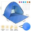 Pop Up Beach Tent Sun Shade Shelter Anti-UV Automatic Waterproof Tent Canopy for 2/3 people