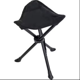 Lightweight Folding Tripod Camping Stool (Color: Green)