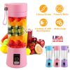 USB Rechargeable Portable Juicer Blender with 6 Blades and Powerful Motor