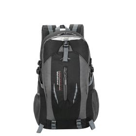 36L Outdoor Backpack Waterproof Travel Knapsack (Option: Black)