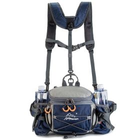 Sports Fanny Pack Canteen Outdoor Multi-functional, Large-capacity (Capacity: 10L, Color: Deep Blue)