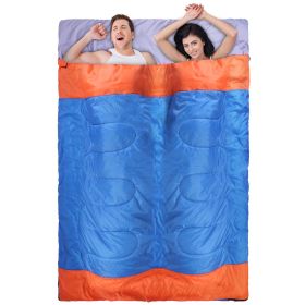 Lightweight 3 Person Sleeping Bag, Water Resistant, Double Cotton Liner (Color: 2 Person)