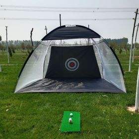 Outdoor Golf Practice Tent (Option: Black 180x200cm)