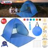 Pop Up Beach Tent Sun Shade Shelter Anti-UV Automatic Waterproof Tent Canopy for 2/3 people