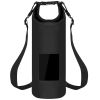 10L Floating Waterproof Dry Bag, clear window, roll-top design, lightweight storage