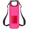 10L Floating Waterproof Dry Bag, clear window, roll-top design, lightweight storage